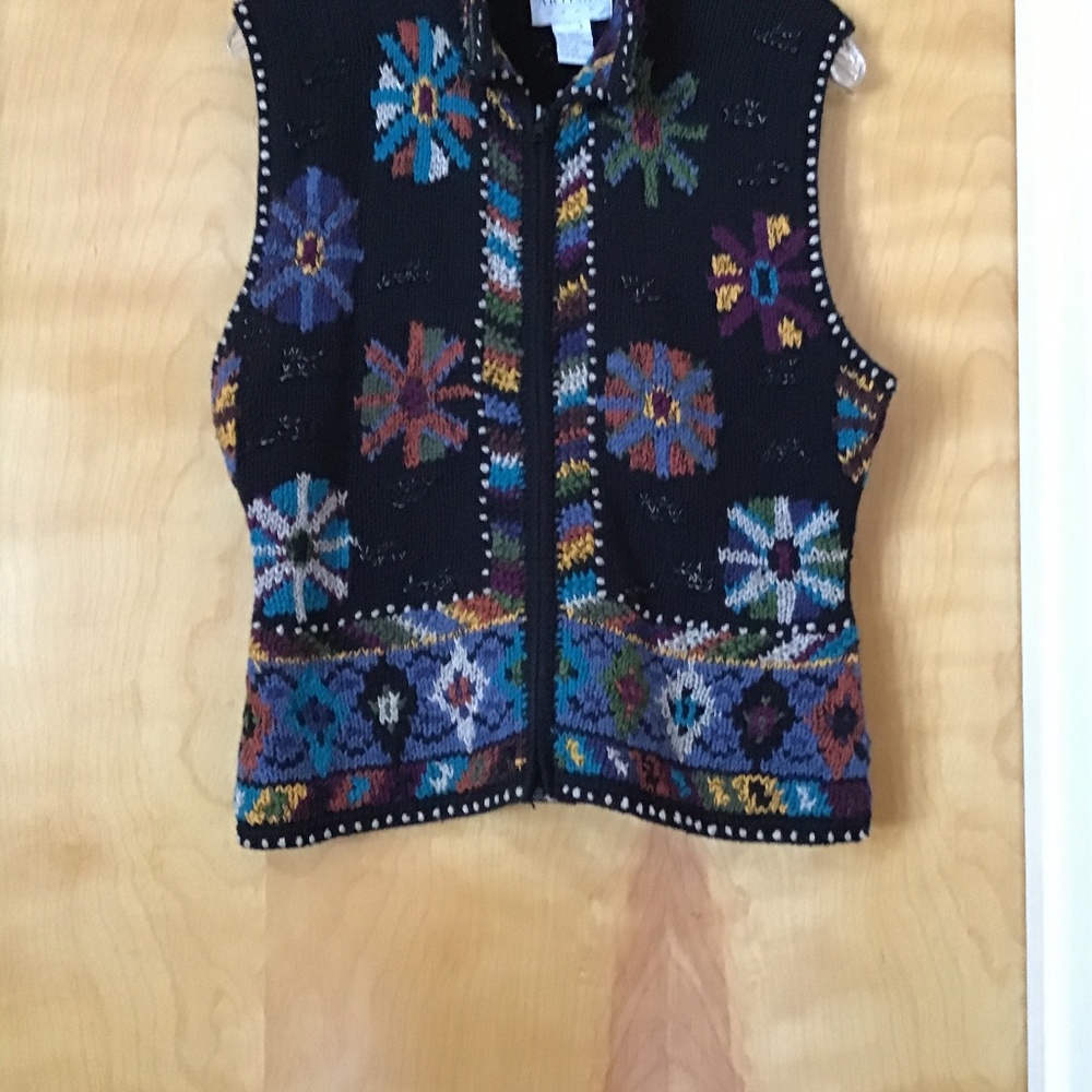 Cotton sweater vest